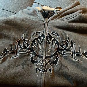 Men’s Grey Vintage Top Heavy Jacket